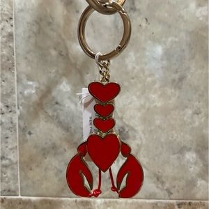 Kate Spade Love ❤️ Lobster Keychain Fob 🦞